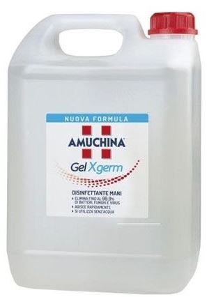AMUCHINA GEL X-GERM DISINFETTANTE MANI 5 LITRI - Farmacianuova.eu
