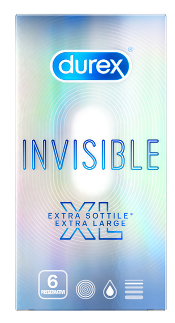 PROFILATTICO DUREX INVISIBLE XL 6 PEZZI - Farmacianuova.eu