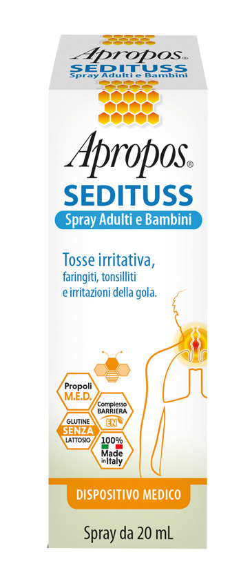 APROPOS SEDITUSS SPRAY ADULTI/BAMBINI 20 ML - Farmacianuova.eu