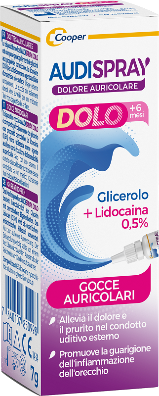 GOCCE AURICOLARI AUDISPRAY DOLO PER BAMBINI 7 G - Farmacianuova.eu