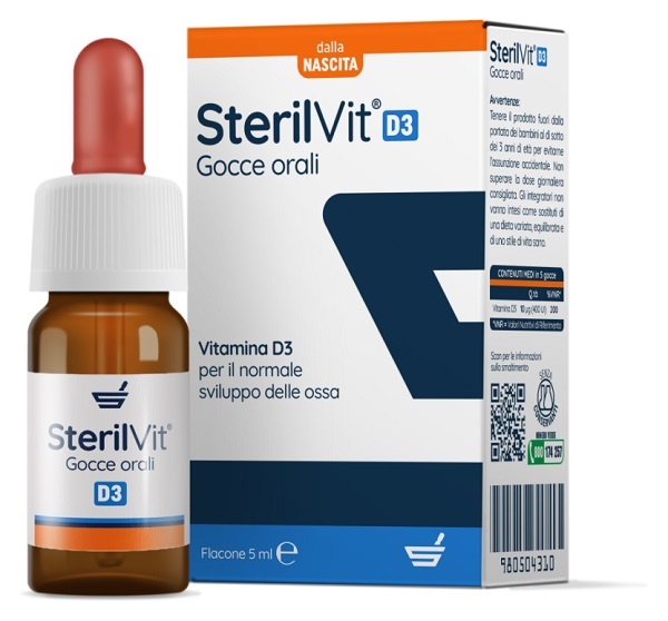 STERILVIT D3 GOCCE 5 ML - Farmacianuova.eu