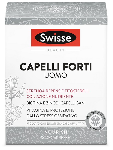 SWISSE CAPELLI FORTI UOMO 30 COMPRESSE - Farmacianuova.eu