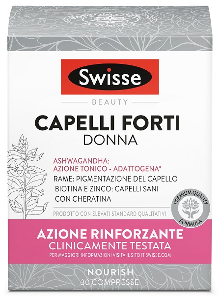 SWISSE CAPELLI FORTI DONNA 30 COMPRESSE - Farmacianuova.eu