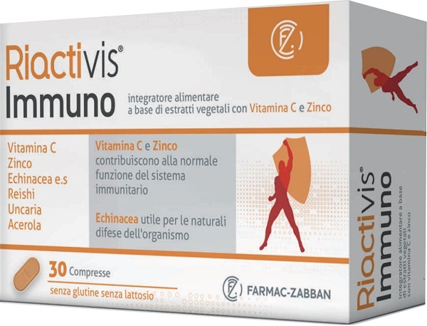 RIACTIVIS IMMUNO 30 COMPRESSE SENZA GLUTINE SENZA LATTOSIO - Farmacianuova.eu