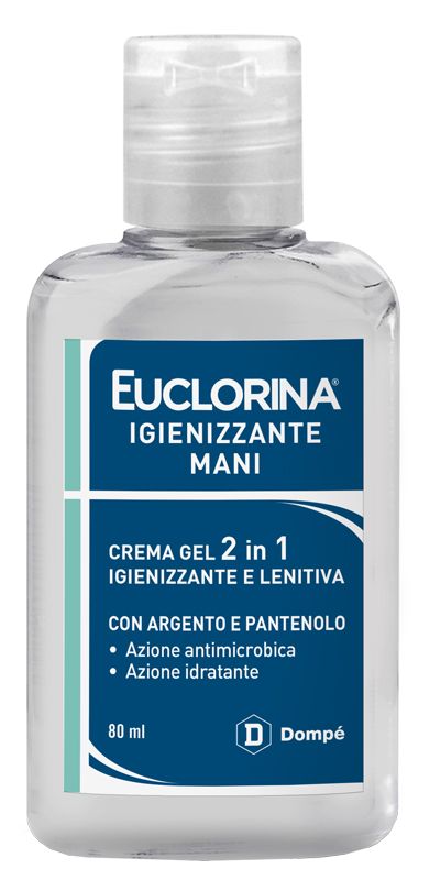 EUCLORINA IGIENIZZANTE MANI CREMA GEL 80 ML - Farmacianuova.eu