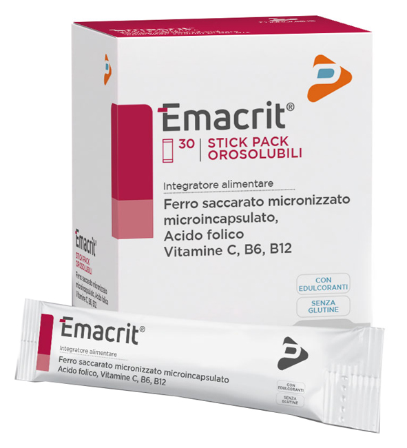EMACRIT OROSOLUBILE 30 STICK PACK - Farmacianuova.eu