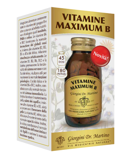 VITAMINE MAXIMUM B 180 PASTIGLIE - Farmacianuova.eu