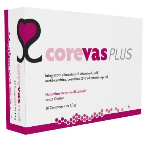 COREVAS PLUS 30 COMPRESSE - Farmacianuova.eu