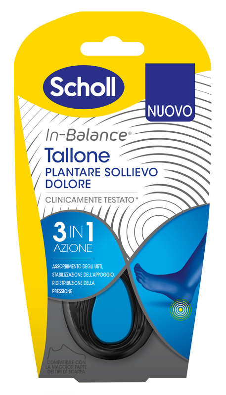 SCHOLL PLANTARE TALLONE M 2 PEZZI - Farmacianuova.eu