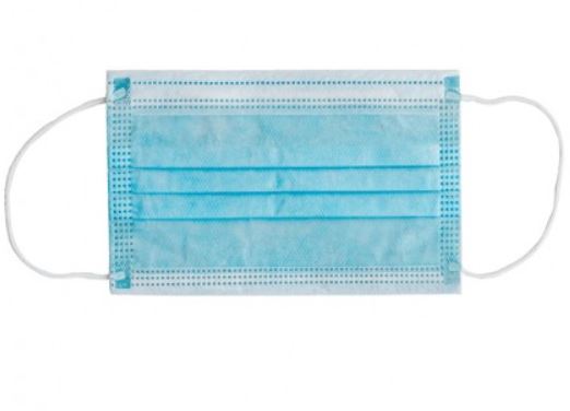 MASCHERINA CHIRURGICA FILTRANTE 98% 3 VELI TIPO IIR CON ELASTICI ADULTI AZZURRA 10 PEZZI - Farmacianuova.eu