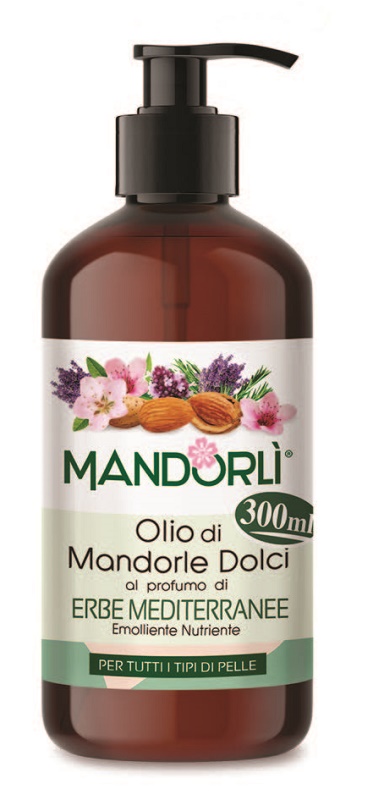 MANDORLI ERBE MEDITERRANEE OLIO CORPO 300 ML - Farmacianuova.eu