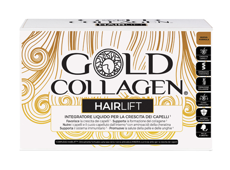 GOLD COLLAGEN HAIRLIFT 10 FLACONCINI DA 50 ML - Farmacianuova.eu