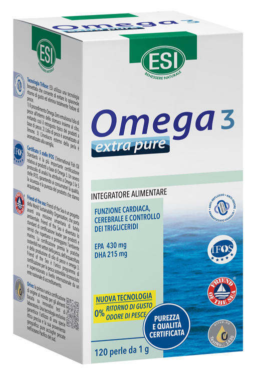 ESI OMEGA 3 EXTRA PURE 120 PERLE  - Farmacianuova.eu
