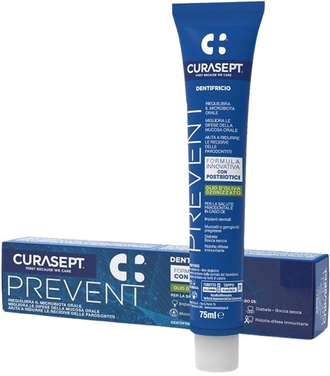 CURASEPT PREVENT DENTIFRICIO 75 ML - Farmacianuova.eu