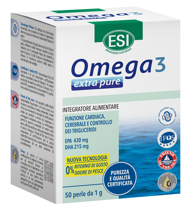 ESI OMEGA 3 EXTRA PURE 50 PERLE - Farmacianuova.eu