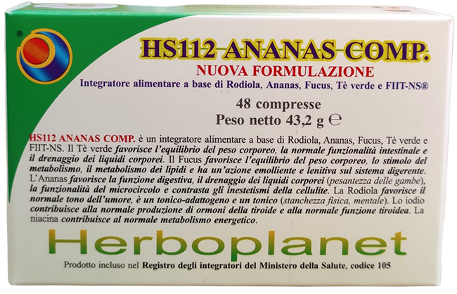 HS112 ANANAS COMP 48 COMPRESSE - Farmacianuova.eu