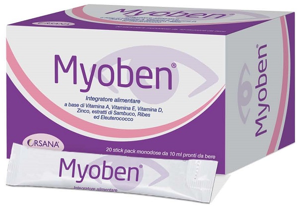MYOBEN 20 STICK PACK MONODOSE DA 10 ML - Farmacianuova.eu