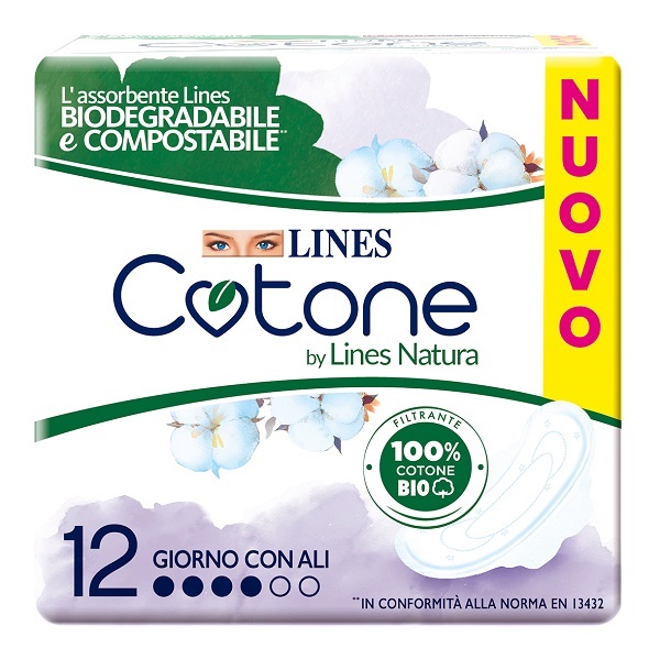 LINES COTONE BIO ULTRA ALI 10+2 PEZZI - Farmacianuova.eu