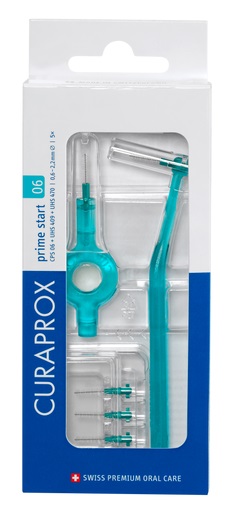 CURAPROX CPS 06 SCOVOLINO PRIME START 06 TURQUOISE 5 PEZZI - Farmacianuova.eu