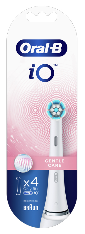 ORALB POWER REFILL IO GENTLE CLEAN WHITE 4 PEZZI - Farmacianuova.eu