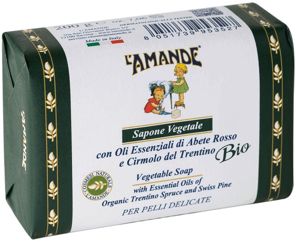 MARSEILLE SAPONE VEGETALE 200 G ABETE ROSSO CIRMOLO TRENTINO BIO - Farmacianuova.eu