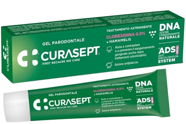 CURASEPT GEL PARODONTALE ADS DNA TRATTAMENTO ASTRINGENTE 30 ML - Farmacianuova.eu