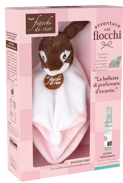 COFANETTO FIOCCHI DI RISO AVVENTURE DOUDOU ROSA - Farmacianuova.eu
