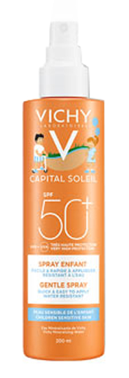 CAPITAL SOLEIL SPRAY KID WATER RESIST 50+ 200 ML - Farmacianuova.eu