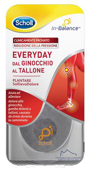 PLANTARE SOLLIEVO DOLORE DA GINOCCHIO A TALLONE SCHOLL IN BALANCE EVERYDAY L - Farmacianuova.eu