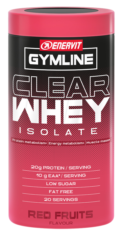 GYMLINE CLEAR WHEY ISOLATE RED FRUITS 480 G - Farmacianuova.eu