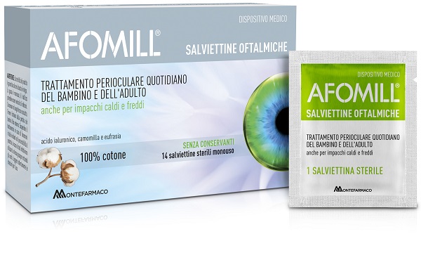 AFOMILL SALVIETTINE OFTALMICHE 14 PEZZI - Farmacianuova.eu