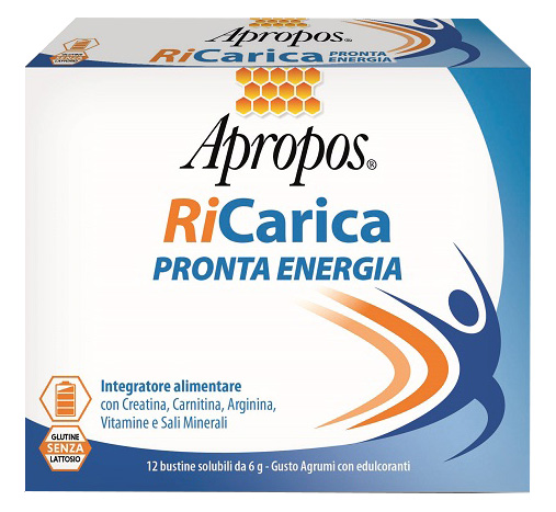 APROPOS RICARICA PRONTA ENERGIA 12 BUSTINE 6 G - Farmacianuova.eu