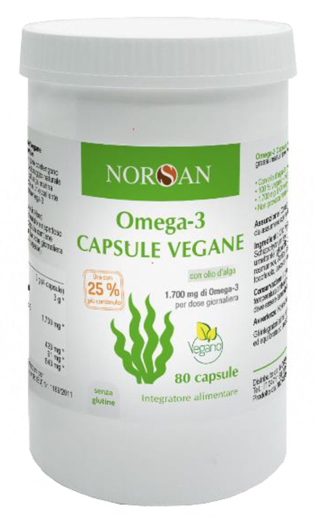 NORSAN OMEGA 3 VEGANO 80 CAPSULE - Farmacianuova.eu
