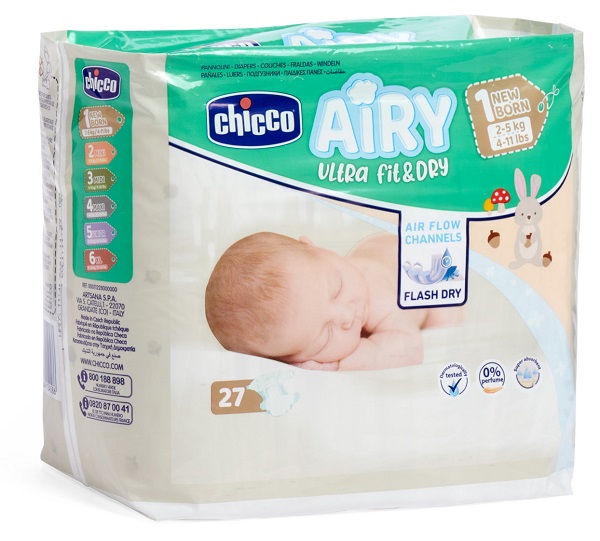 CHICCO PANNOLINI NEWBORN 27X6 - Farmacianuova.eu