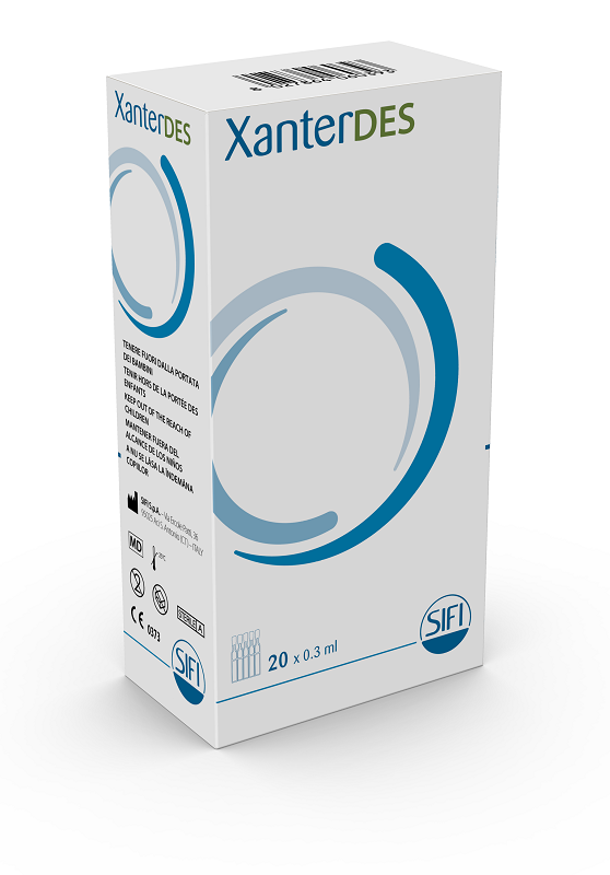 XANTERDES SOLUZIONE OFTALMICA 20 FLACONCINI MONODOSE DA 0,3 ML - Farmacianuova.eu