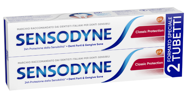 SENSODYNE CLASSICO PROTECTION 2 X 75 ML - Farmacianuova.eu