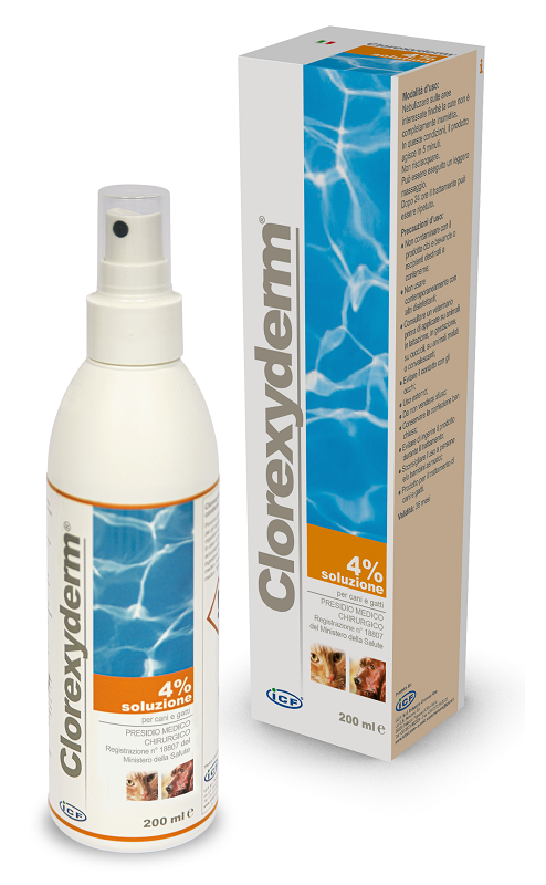 CLOREXYDERM SOLUZIONE 4% 200 ML - Farmacianuova.eu
