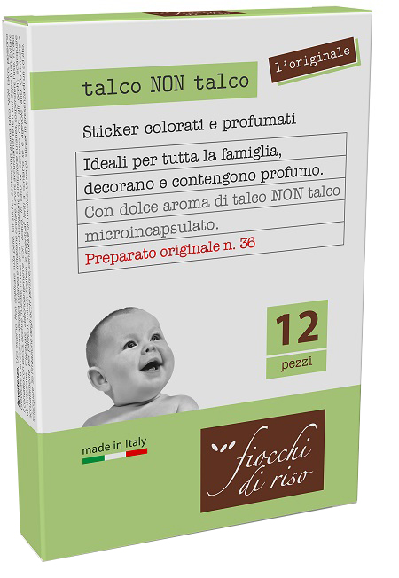 FIOCCHI DI RISO TALCO NON TALCO CEROTTI 12 PEZZI - Farmacianuova.eu