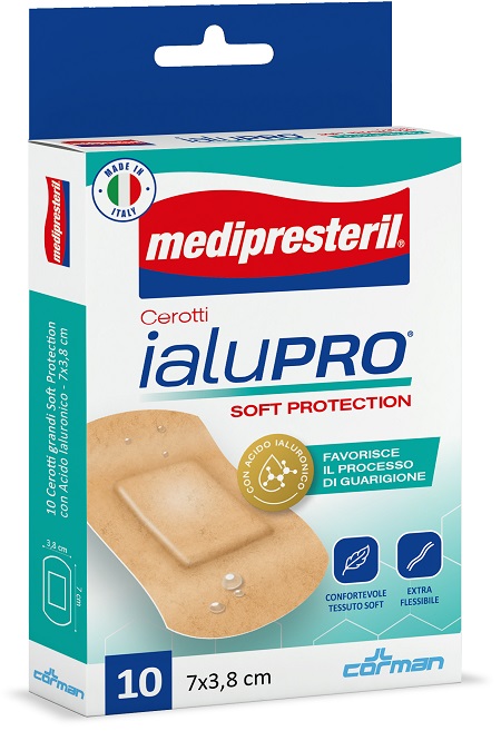 MEDIPRESTERIL CEROTTI IALUPRO SOFT PROTECTION SUPER 7X3,8CM 10 PEZZI - Farmacianuova.eu