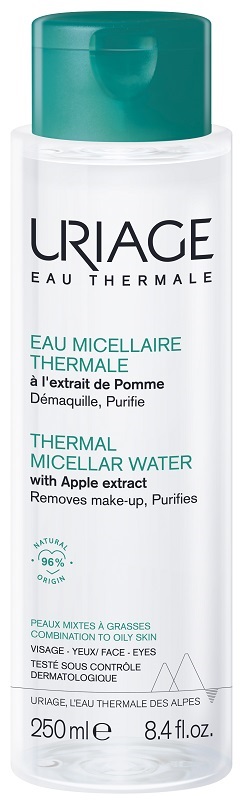 URIAGE EAU MICELLAIRE THERMALE PELLI MISTE GRASSE FLACONE 250 ML - Farmacianuova.eu