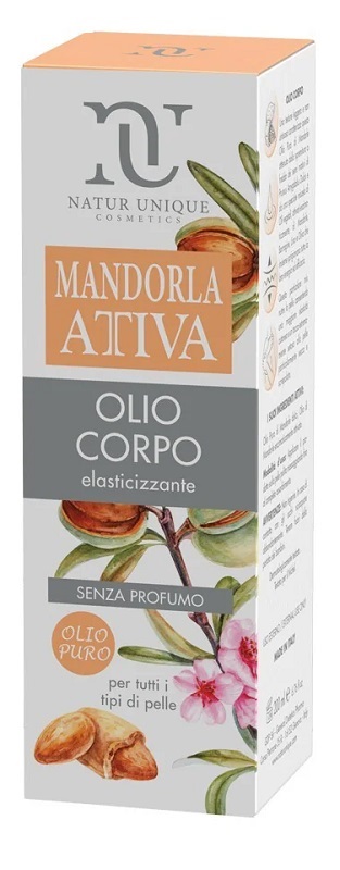 NATUR UNIQUE MANDORLA ATTIVA OLIO CORPO SENZA PROFUMO 200 ML - Farmacianuova.eu