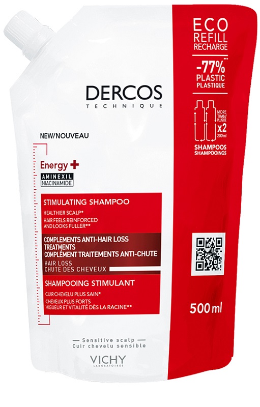 DERCOS ECO RICARICA ENERGIZZANTE 500 ML - Farmacianuova.eu