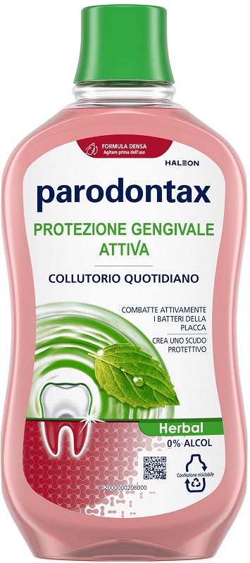 PARODONTAX COLLUTORIO PROTEZIONE GENGIVE HERBAL 500 ML - Farmacianuova.eu