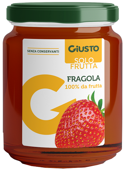 GIUSTO SOLO FRUTTA MARMELLATA FRAGOLE 284 G - Farmacianuova.eu