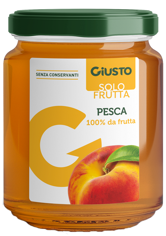 GIUSTO SOLO FRUTTA MARMELLATA PESCA 284 G - Farmacianuova.eu