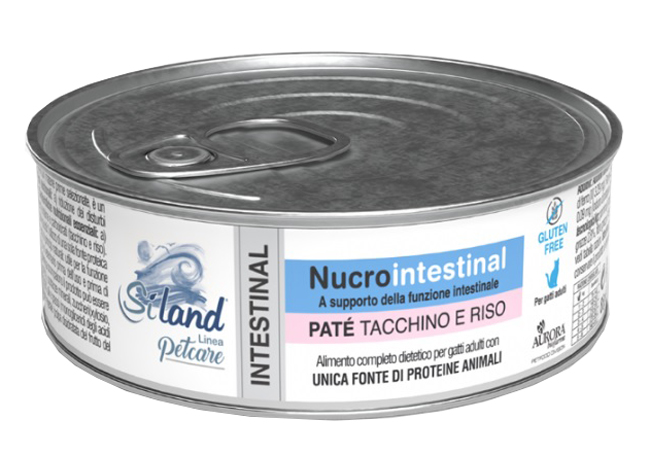 SILAND NUCROINTESTINAL UMIDO GATTO TACCHINO RISO 85 G - Farmacianuova.eu