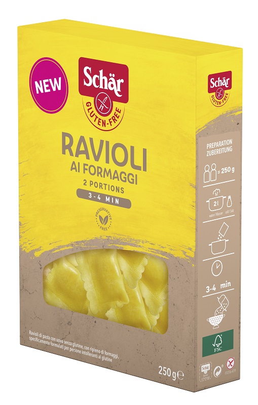 SCHAR RAVIOLI AI FORMAGGI 250 G - Farmacianuova.eu