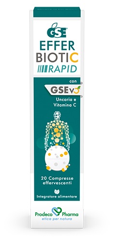 GSE EFFERBIOTIC RAPID 20 COMPRESSE - Farmacianuova.eu