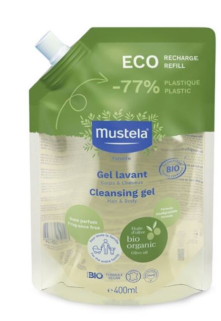 MUSTELA ECO-REFILL GEL DETERGENTE BIO 400 ML - Farmacianuova.eu