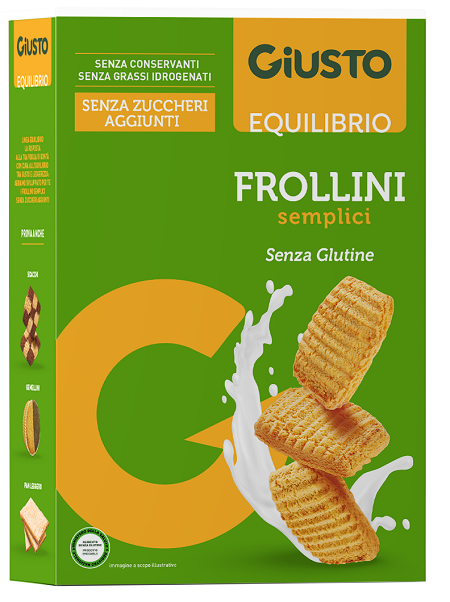 GIUSTO SENZA GLUTINE FROLLINI SEMPLICI 250 G - Farmacianuova.eu